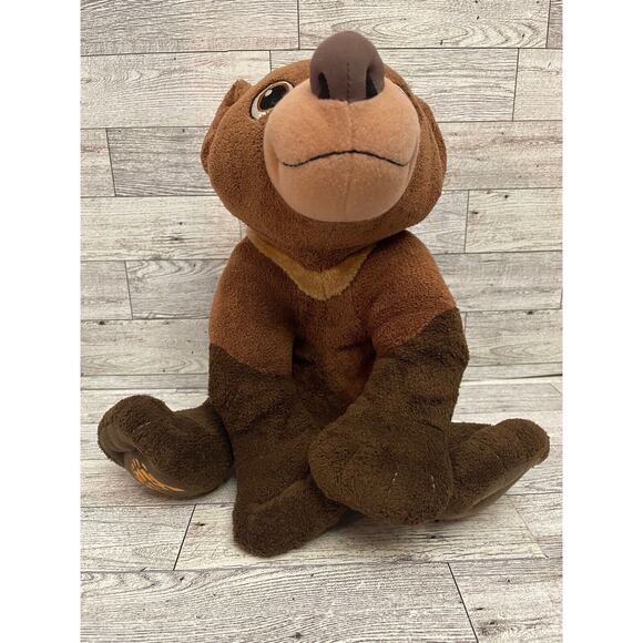 Disney Brother Bear KODA 10" ~Singing~ Plush Gold Paw Logo Hasbro Stuffed Animal - Picture 2 of 11
